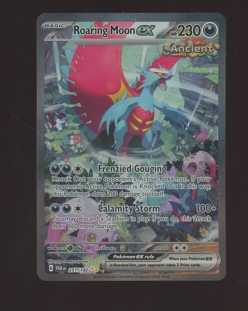 2023 Pokemon PAR EN Special Illustration Rare #251 Roaring Moon exPROBSTEIN is actively accepting consignments !!