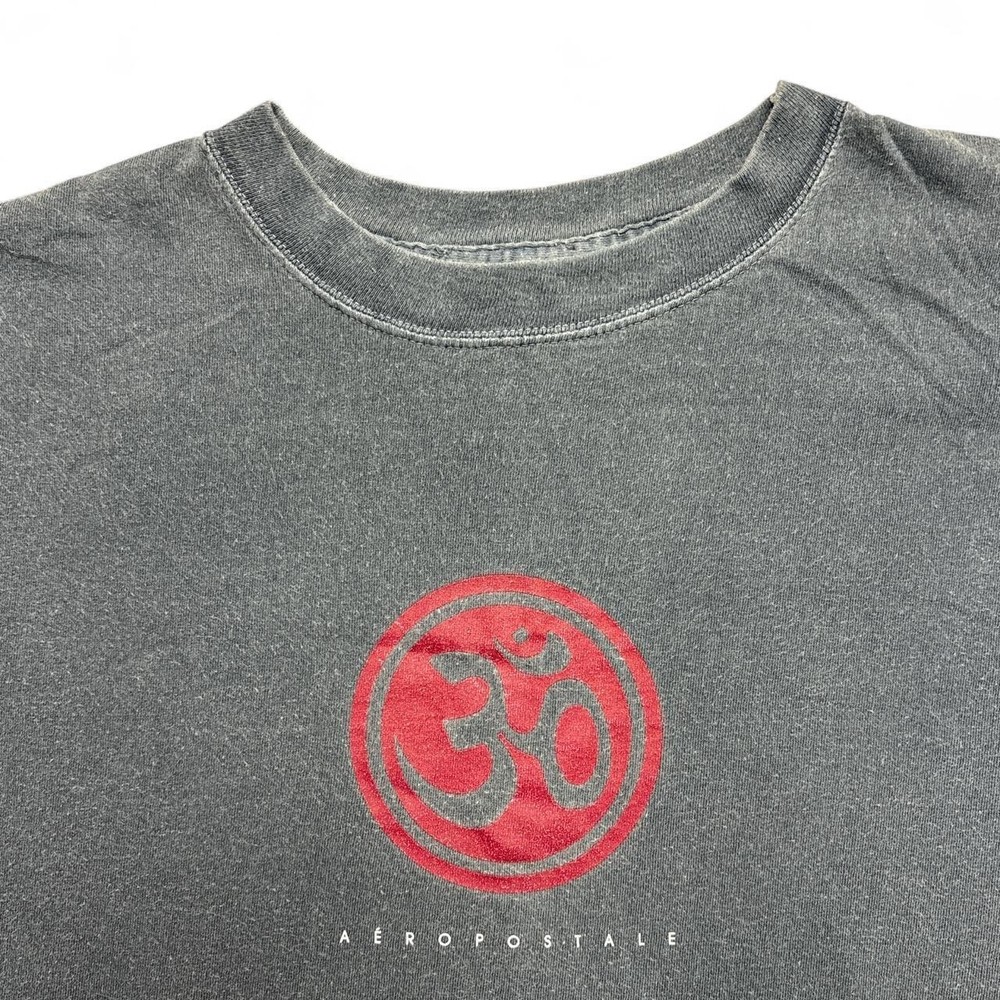 Vintage Aeropostale Shirt Mens XL Ohm Om Buddhist Buddha Peace Hippie 90s Y2K