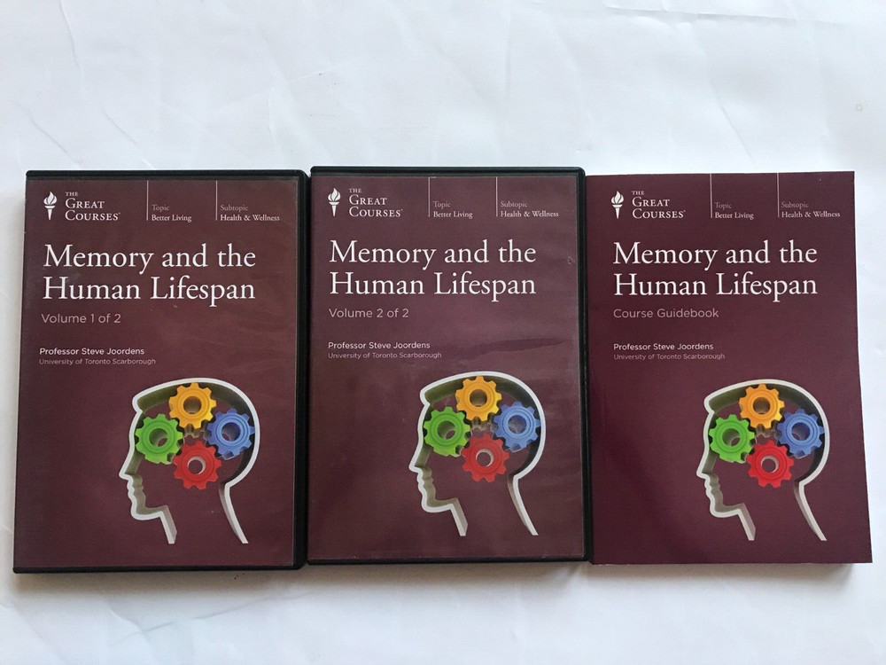 Great Courses: Memory of the Human Lifespan CDs and Course Guidebook