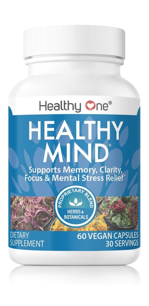 Healthy Mind - Safe for Teens - Brain Fog - Cognitive Function - Concentratio...