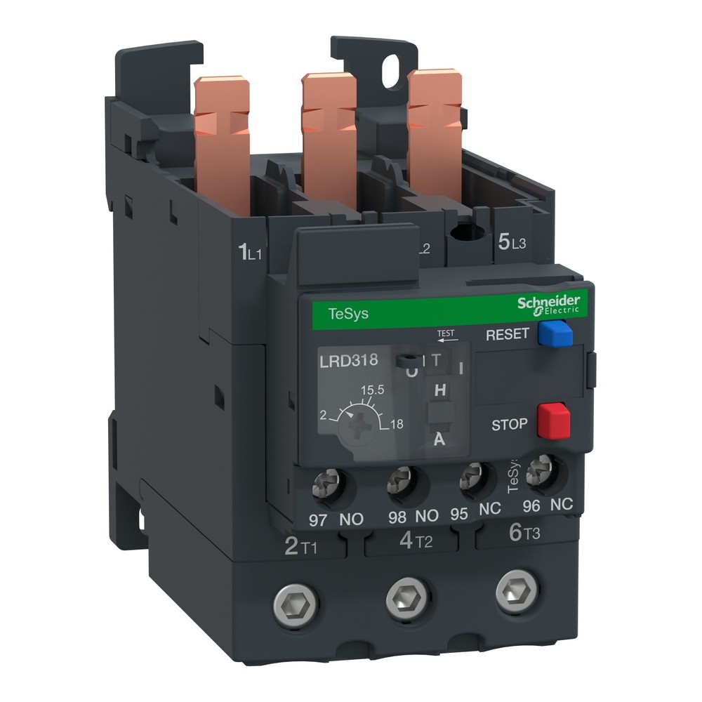 Schneider LRD318 - TeSysD TH O/L RELAY CL10A 12-18A EVRLINK - Made In France