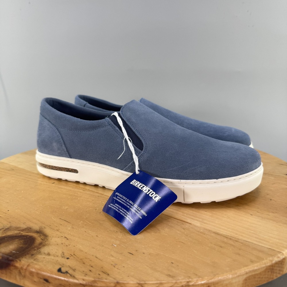 Birkenstock Oswego 45 Mens Size 12 Elemental Blue Suede Comfort Slip-On Casual