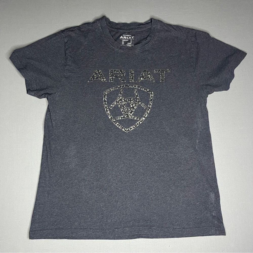 Ariat Charcoal Graphic Tee Size Medium