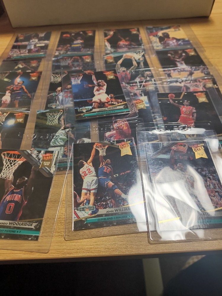 1992-1993 Fleer Ultra NBA Jam Session Set Michael Jordan #216 Complete Set
