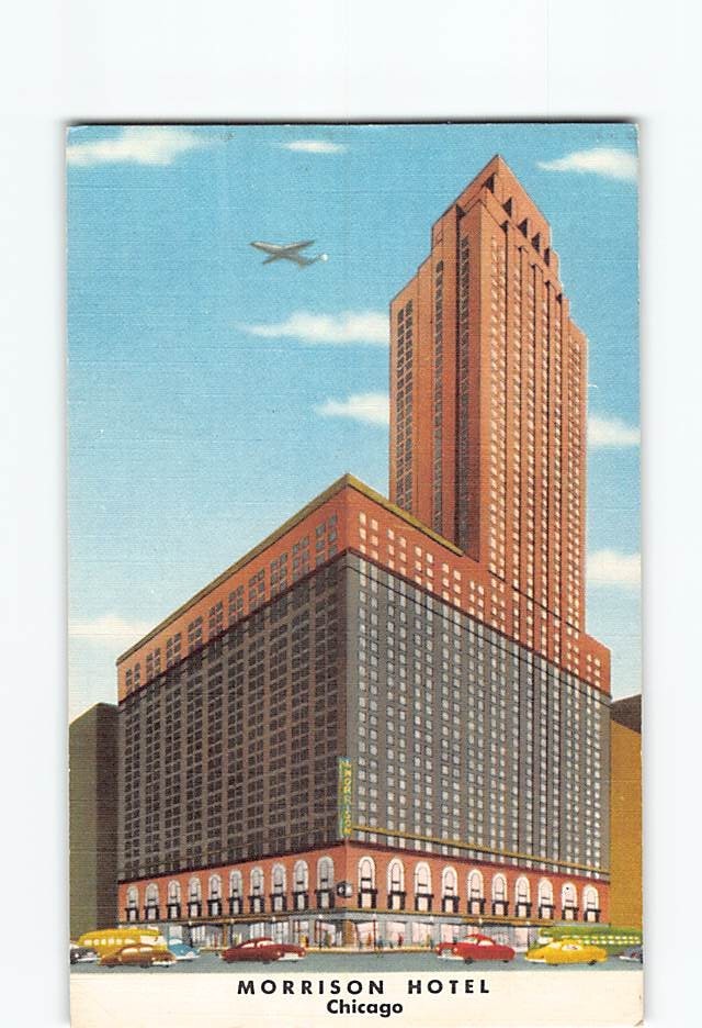 Postcard Morrison Hotel Chicago Illinois USA