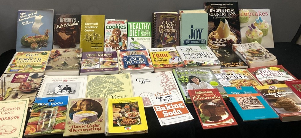 Cookbooks Lot Of 33 Joy Of Cooking Better Homes Hersheys Diet Healthy Southern
