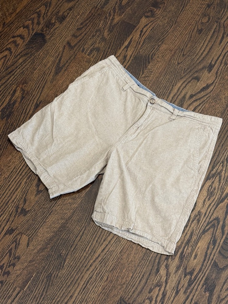 14th & Union Men's Slim Fit Beige Shorts Size 34, 8.5