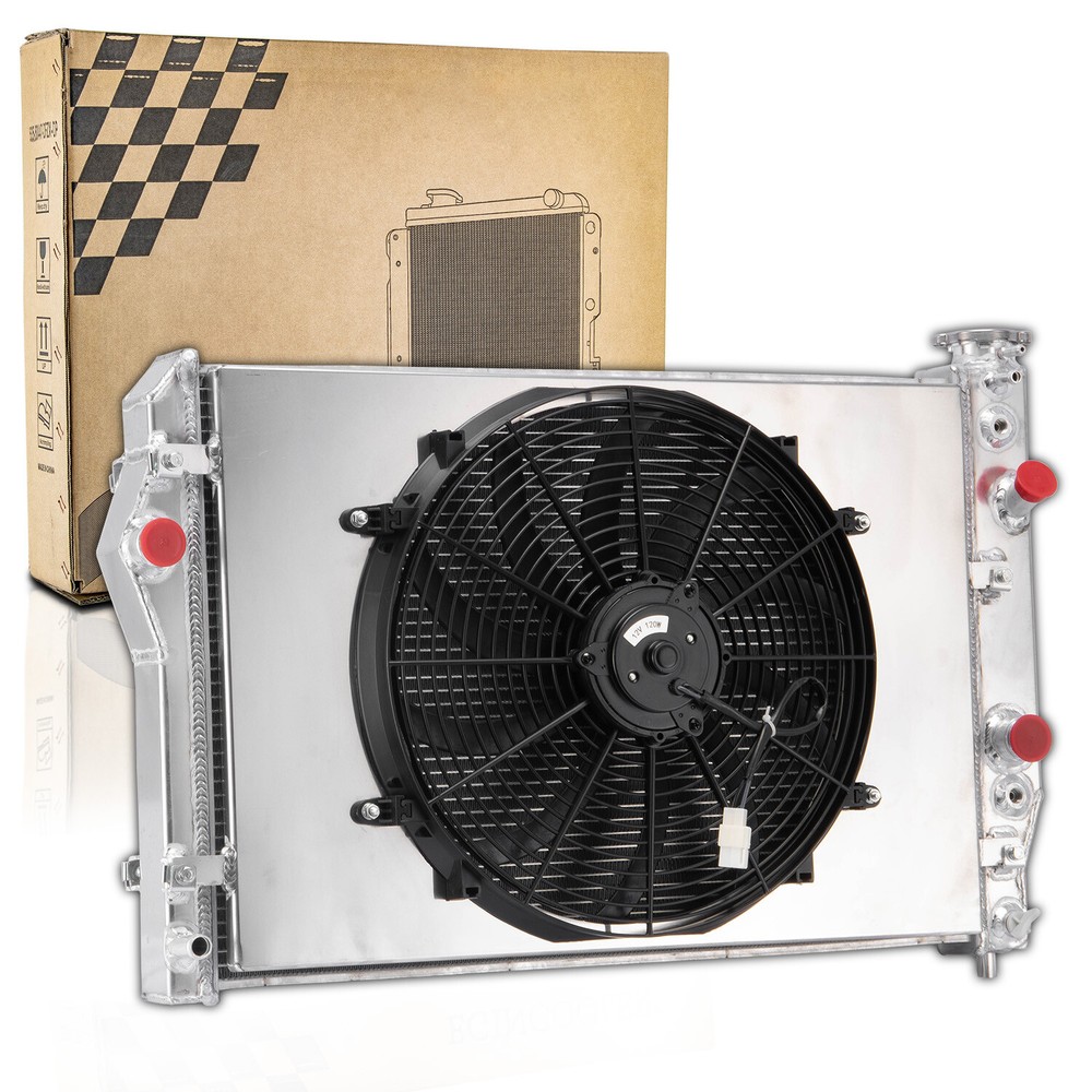 3 Row Radiator Shroud Fan Fit 93-02 Chevy Camaro Pontiac Firebird 5.7L 350Cu V8