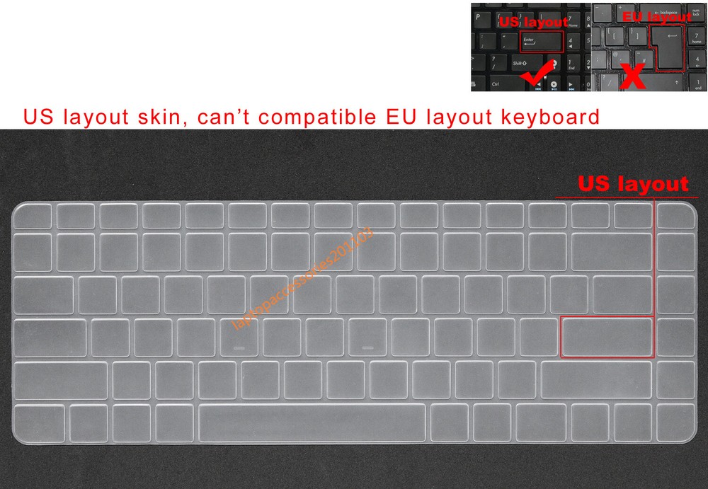 Keyboard Skin Cover for HP DV5-2000 G42 CQ42 CQ57 CQ58 CQ43 G4 G6 dm4 DV4,255 G1