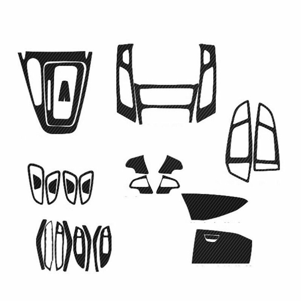 Enhance Your Car Interior with Carbon Fiber ABS Car Air Vent Outlet Cover Trims