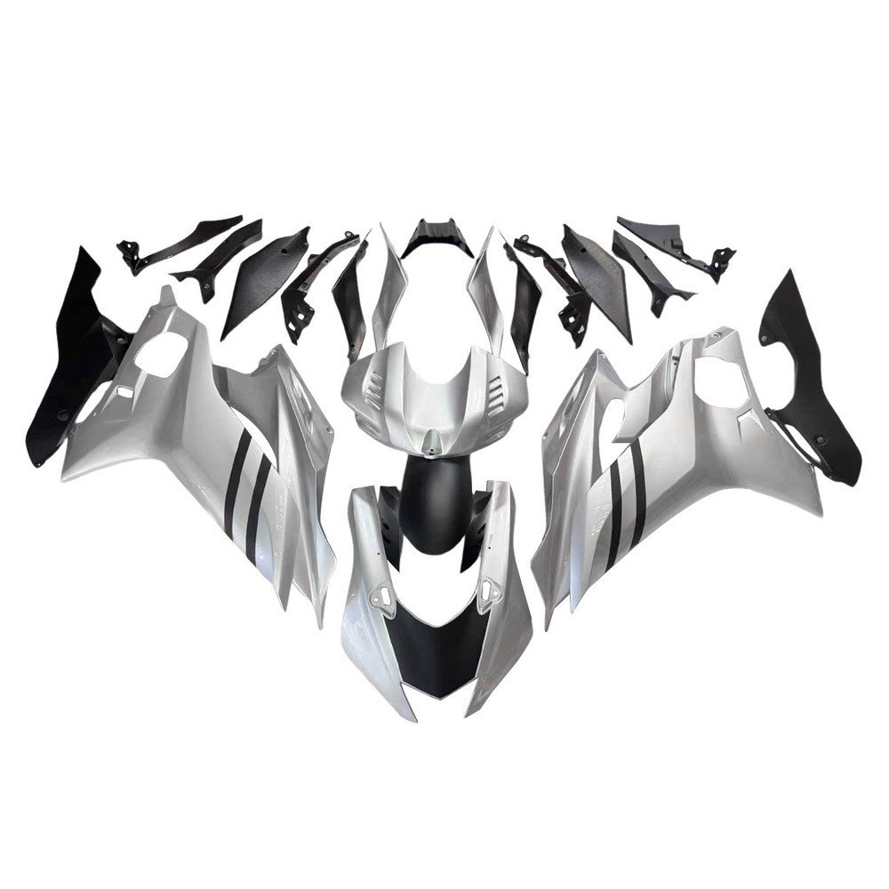 Silver Black Fairing Kit for 2017-2021 Yamaha YZF R6 18 19 Injection Bodywork