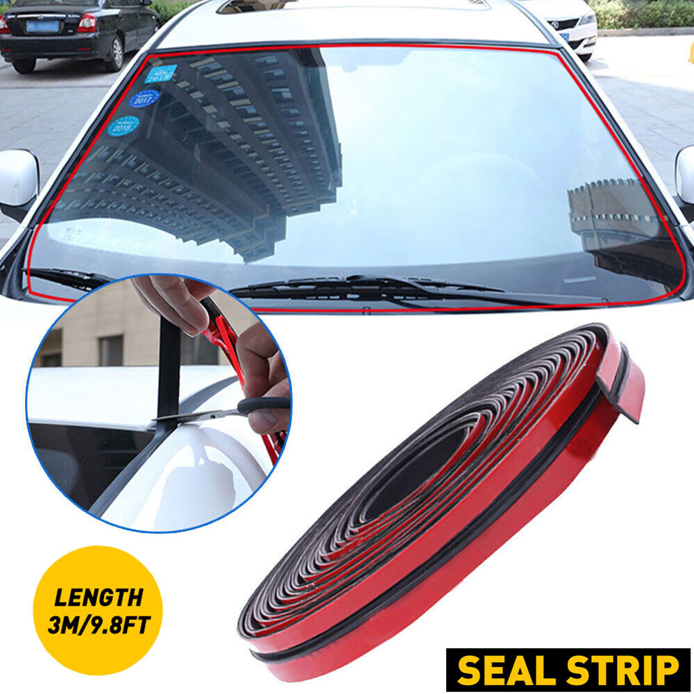 10ft Rear Windshield Trim Edge Moulding Weatherstrip Rubber Seal Strip
