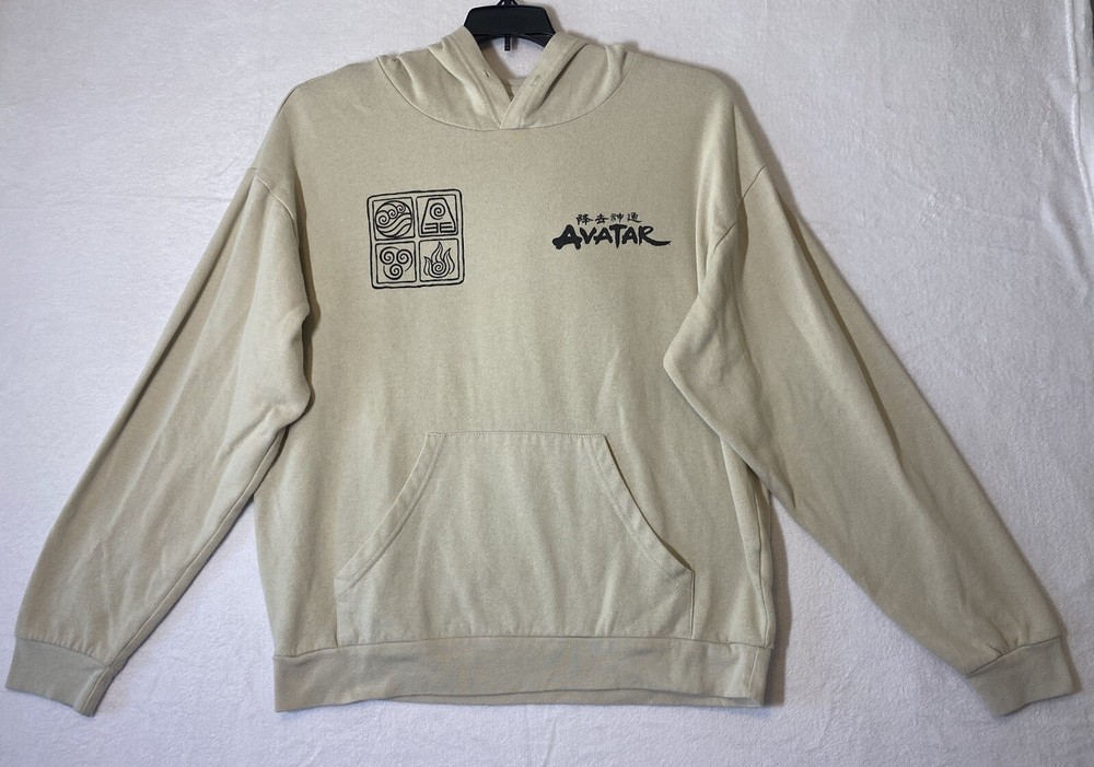 Avatar the Last Airbender Sweatshirt Hoodie Adult Size LARGE Nickelodeon READ…