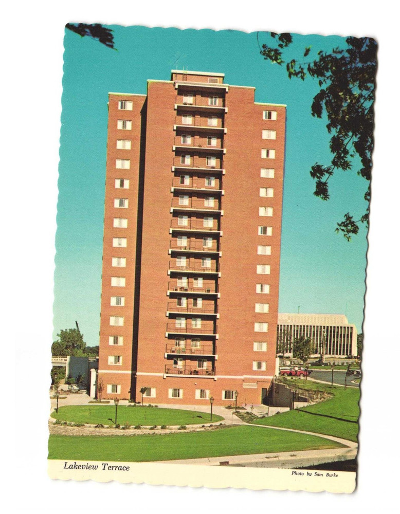 Lakeview Terrace at St Joseph and Benton Harbor MI VTG postcard Unp