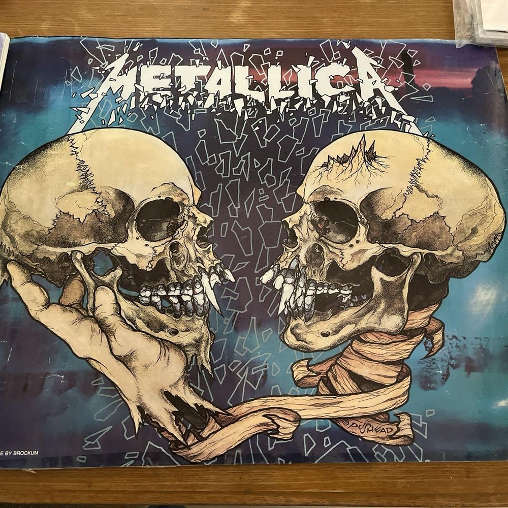 PUSHEAD vintage poster metallica passhead #c2b292