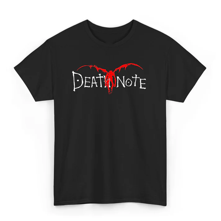 Anime Death Note - Logo T-Shirt Size S-5XL, Gift For Friends