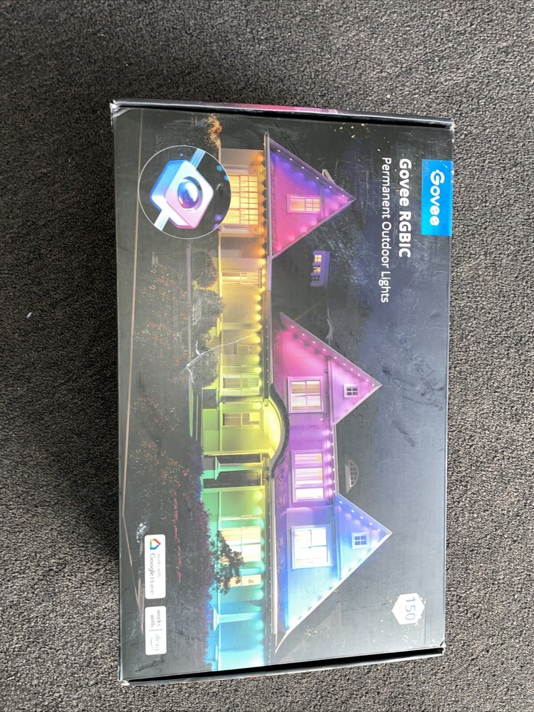 Govee H705C Permanent Outdoor Lights - Smart RGBIC- 150ft. NEW- Open Box