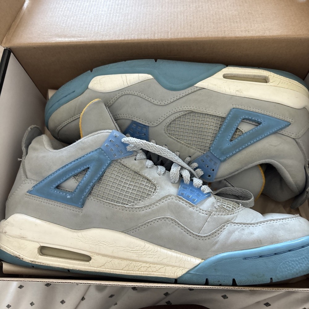 Nike Air Jordan 4 Retro LS Mist Blue, Size 10.5