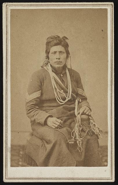 Photo:[Unidentified Native American soldier in Union uniform]
