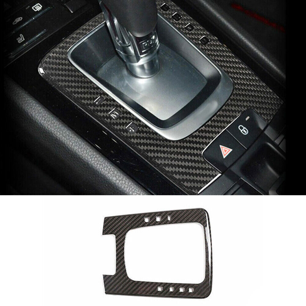 For Porsche 911 2012-2018 Dry Carbon Fiber Center Control Shift Panel Decor Trim