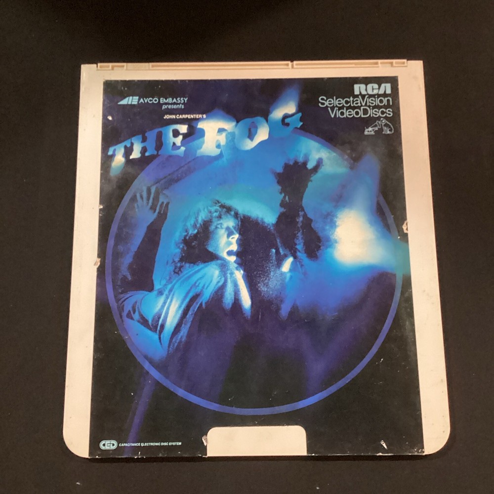 John Carpenter's The Fog Movie CED Movie Film Video Disc 1982 Horror Classic