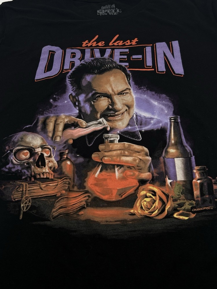 Joe Bob Briggs The Last Drive In T Shirt Joe Bob Put A Spell On You Size XL