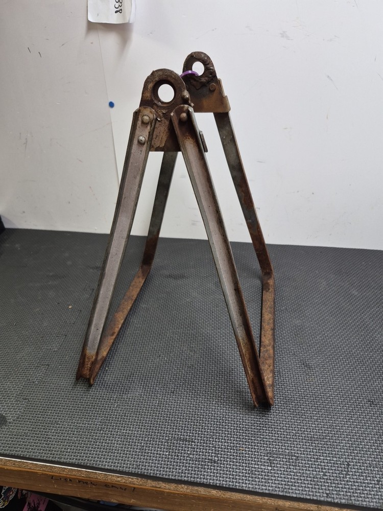 Vintage Antique Bicycle Motorcycle Drop Stand A-frame Whizzer Pope Indian Monark