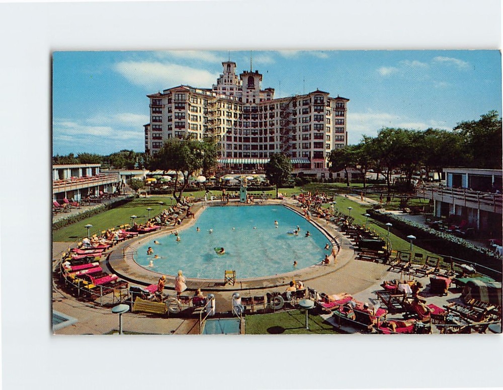 Postcard Edgewater Beach Hotel Chicago Illinois USA