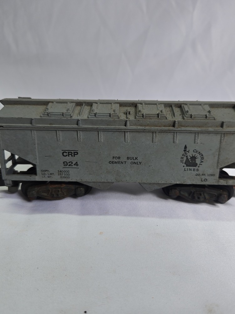 American Flyer S Gauge ** 40' Jersey Central Lines 924 CRP Hoppe Covered Hopper