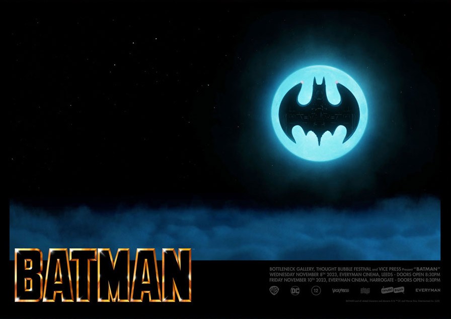Batman '89 by Raid71 Chris Thornley Screen Print Movie Art Poster Vice