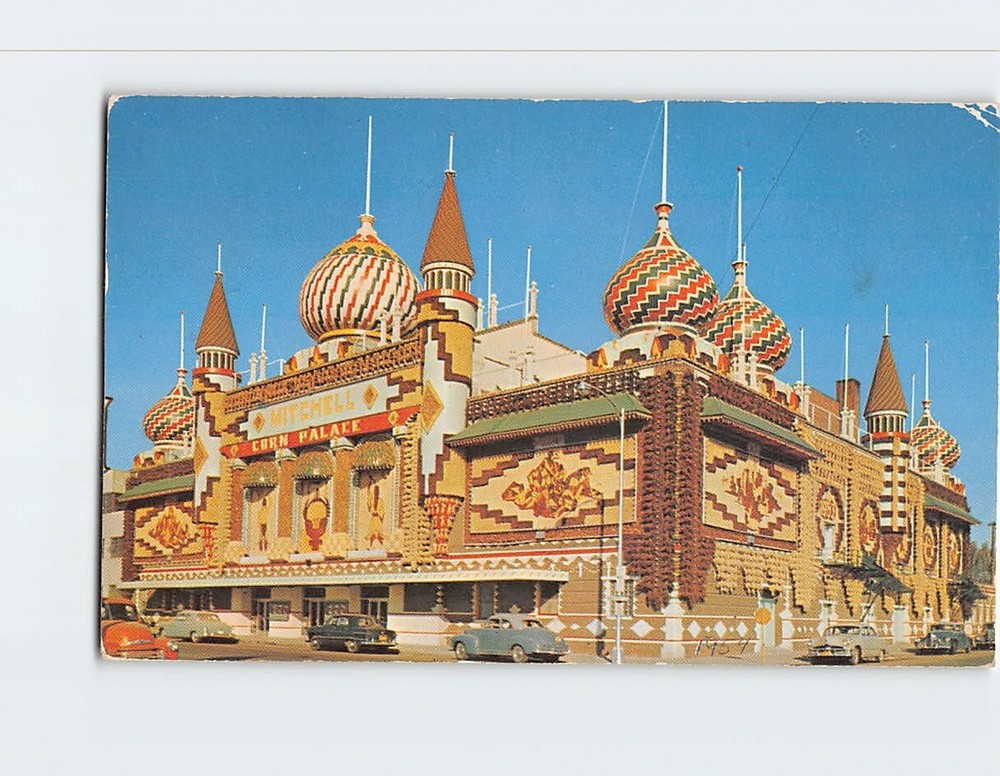 Postcard World's Only Corn Palace South Dakota USA