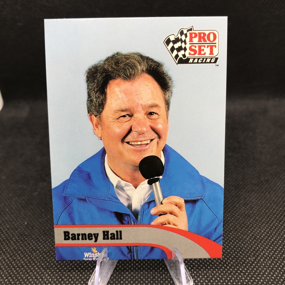 Barney Hall #208 - Pro Set Racing Card - 1992 Pro Set Winston Cup