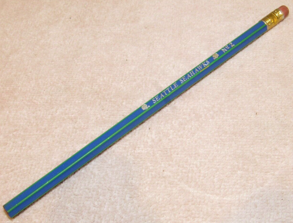 Vintage Seattle Seahawks NFL Football Pencil - Pre 1983 Manufacture Washington