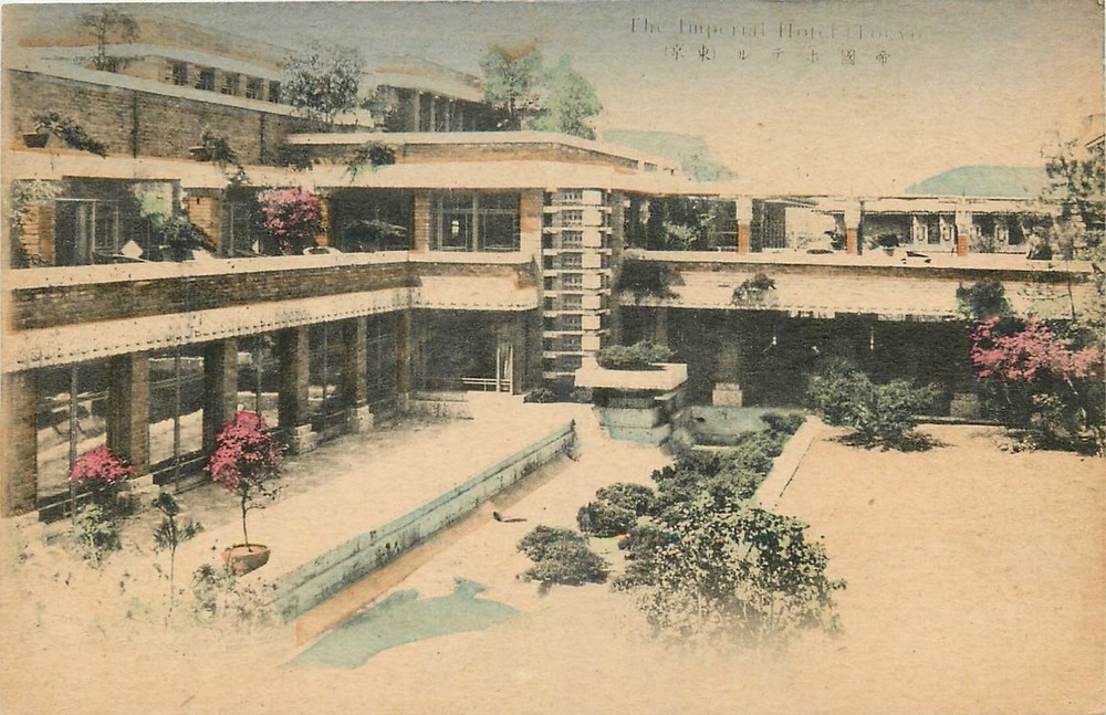 1920s Tokyo Japan Emperor Hotel occupation Postcard 26-4816
