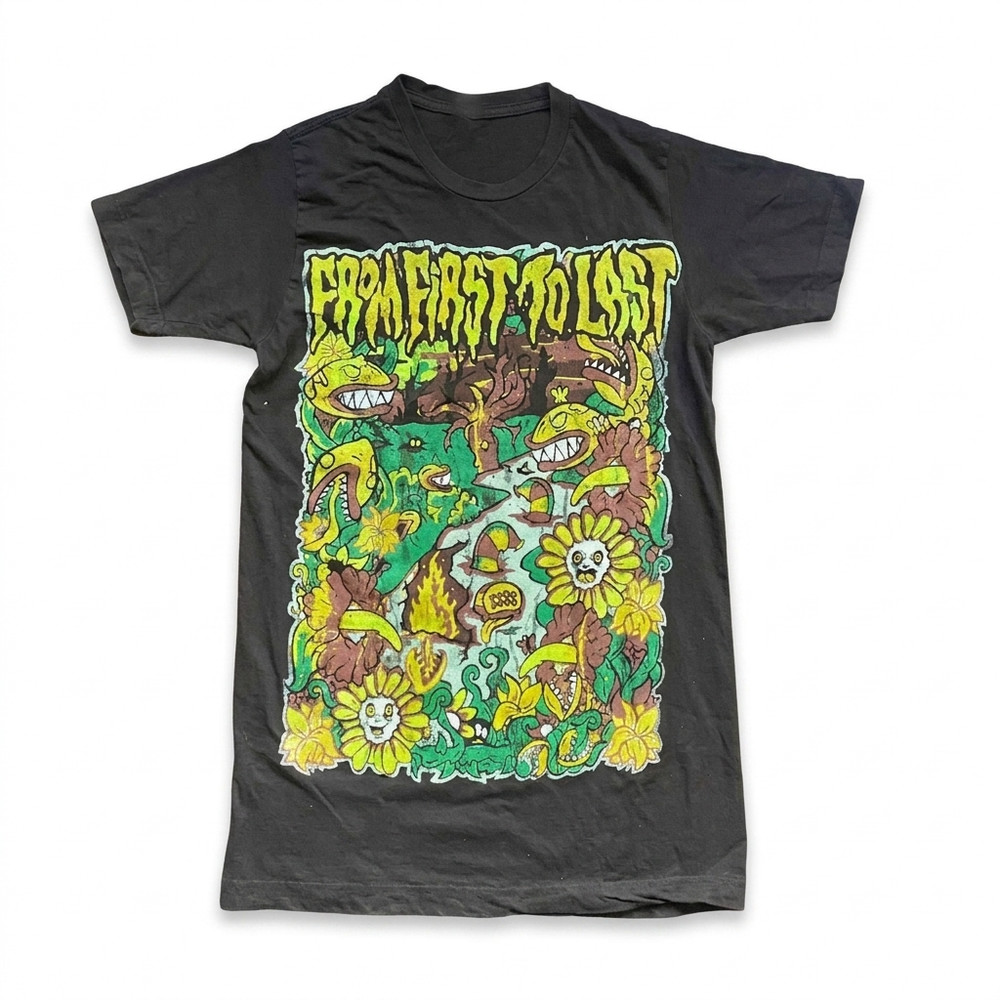 FROM FIRST TO LAST BAND T-Shirt Black Unisex Cotton Tee All Size S-5XL BO490