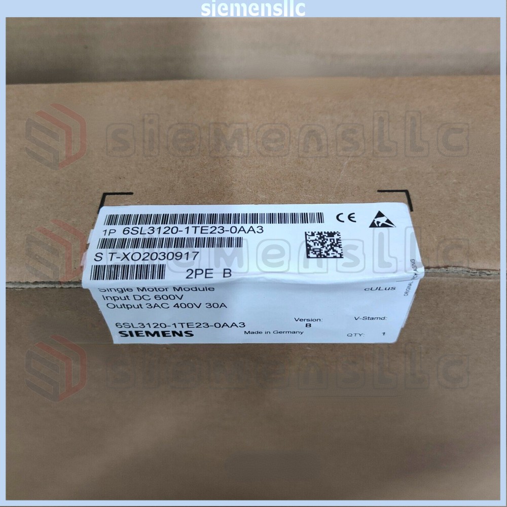 6SL3120-1TE23-0AA3 Siemens Sinamics Single Engine Module PLC Module Spot Goods