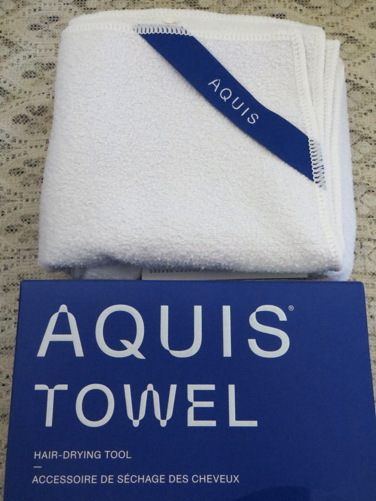 Aquis Original Hair Towel -White 19