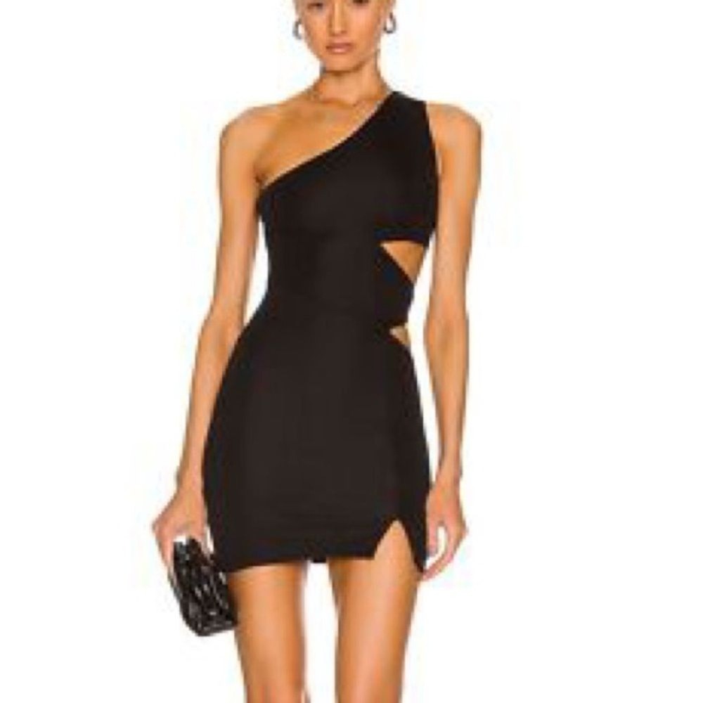 Staud Letta Mini Dress In Black Size XS