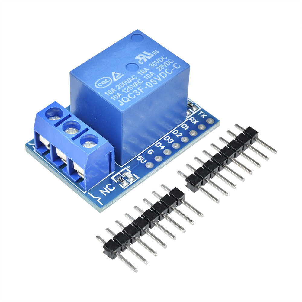 5V 1CH Relay Shield V2 Version 2 for WEMOS D1 mini ESP8266 WiFi Module Arduino