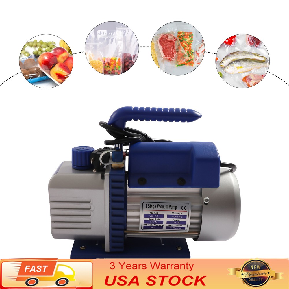 Vacuum Pump Auto AC Repair Complete Tool kit A/C Refrigeration Kit For Car Air