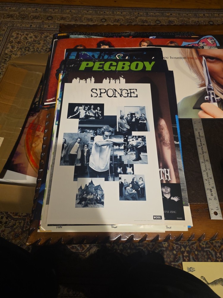 Sponge 1995 Sony CD/Album Release Promo Poster 11x17