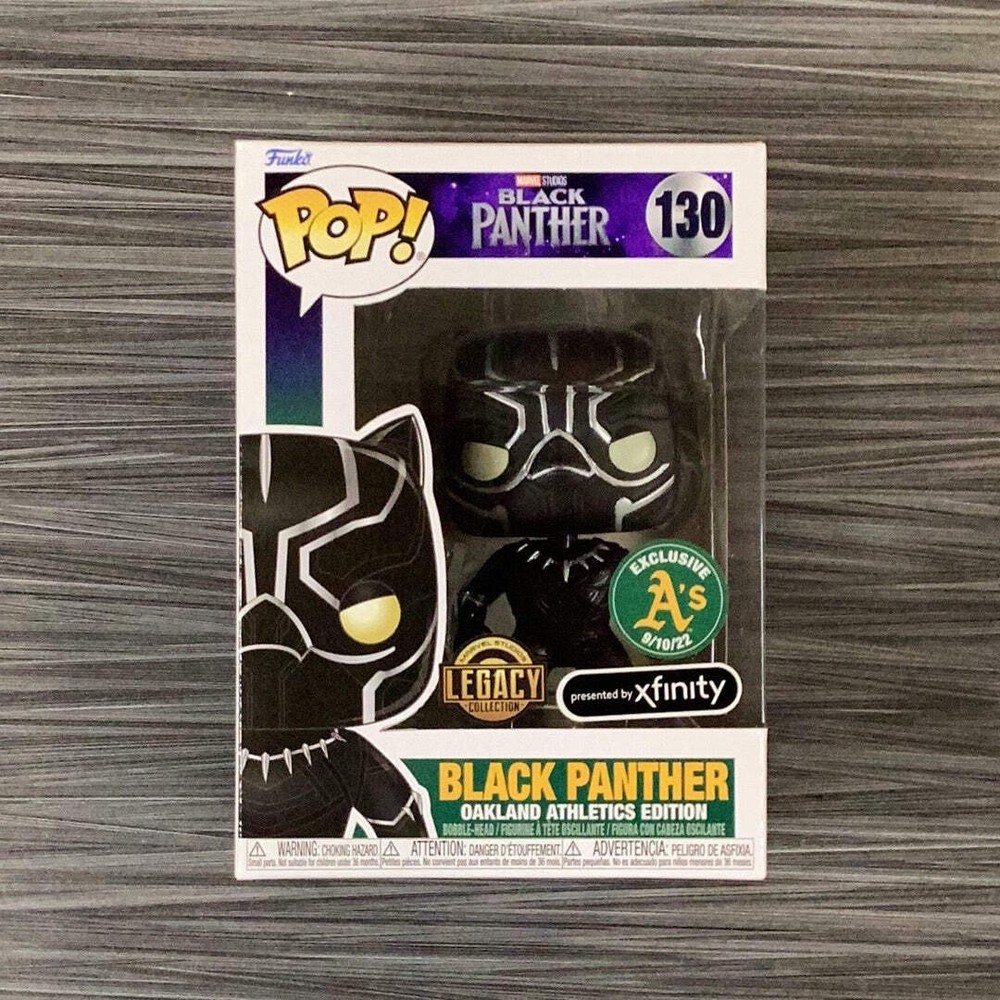 Funko POP! Marvel: Black Panther [Oakland Athletics Edition][Legacy Collection](