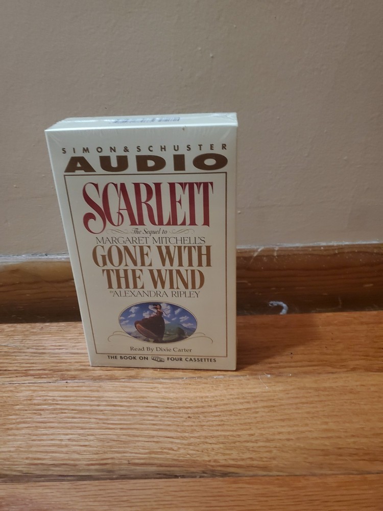 NEW Scarlett 4 Cassette Audio Book Gone with the Wind Sequel Simon & Schuster