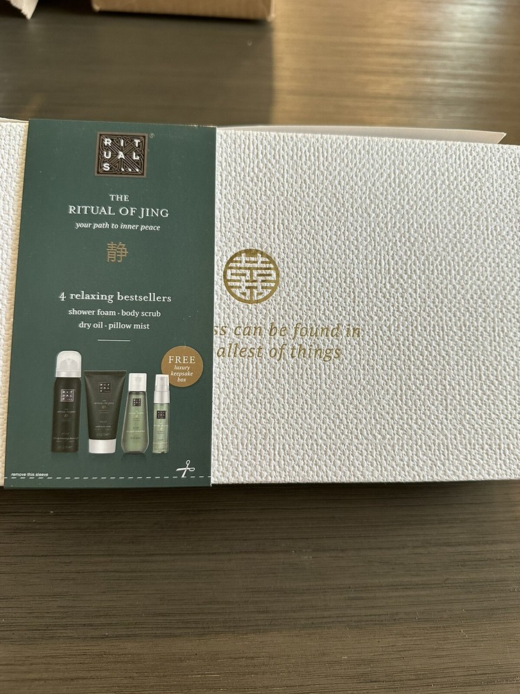 NEW Rituals The Ritual Of Jing: 4 Rebalancing Bestsellers 4 Piece Gift Set