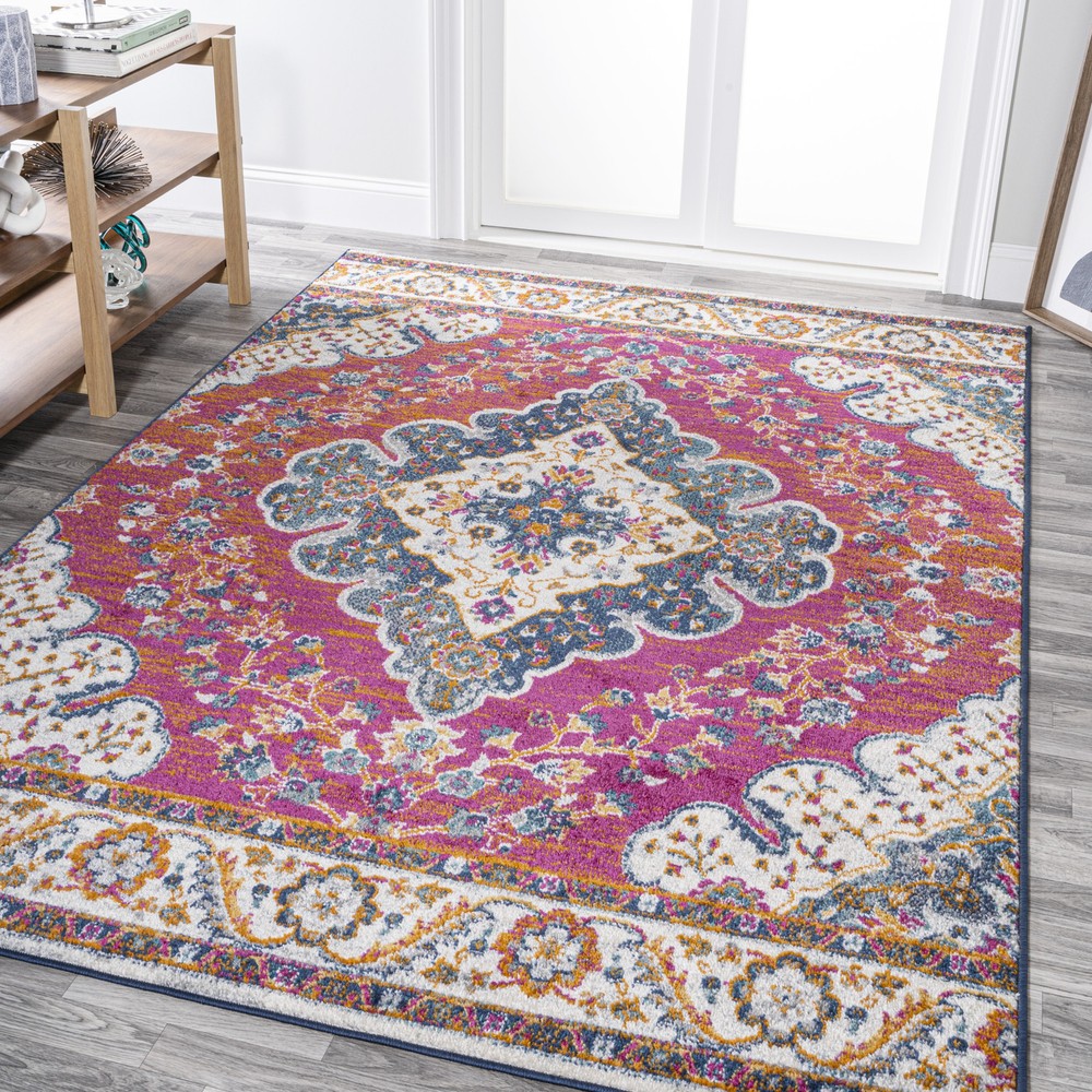 Bohemian Flair White 3x5 Rug by JONATHAN Y Lighting BMF106C-3
