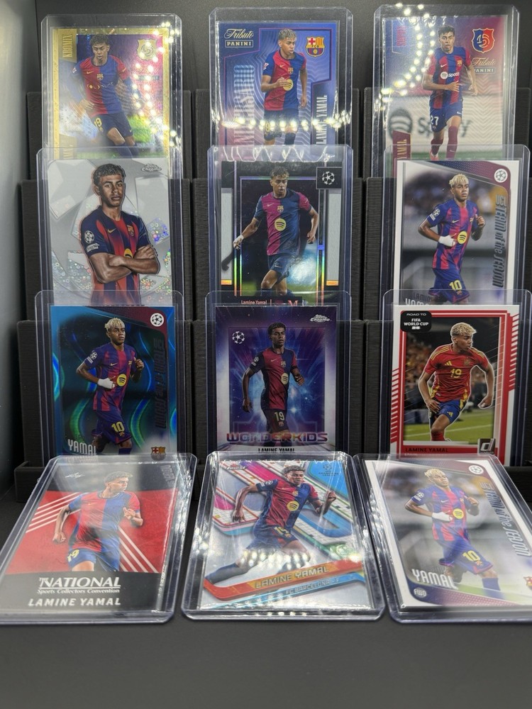 LAMINE YAMAL Rookie Card Lot 🔥 Topps Chrome, Wonderkids, Tribute, Barcelona RC