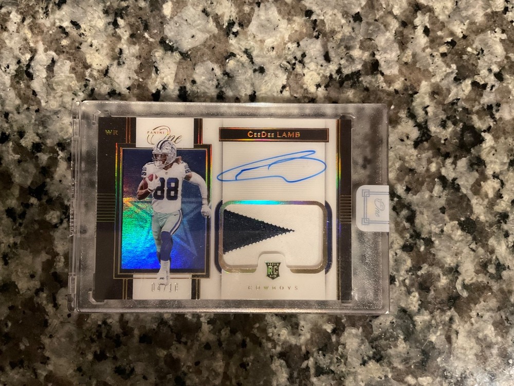 2020 Panini One Ceedee Lamb RPA /10