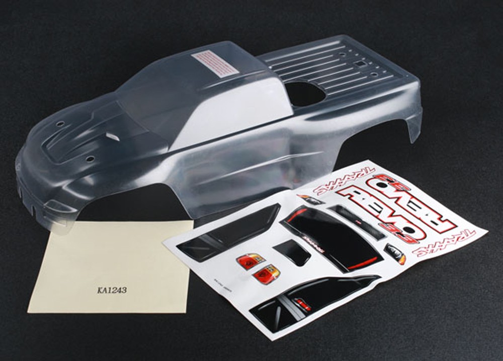 Traxxas 5387 - Revo 3.3 Body, Clear & Decals