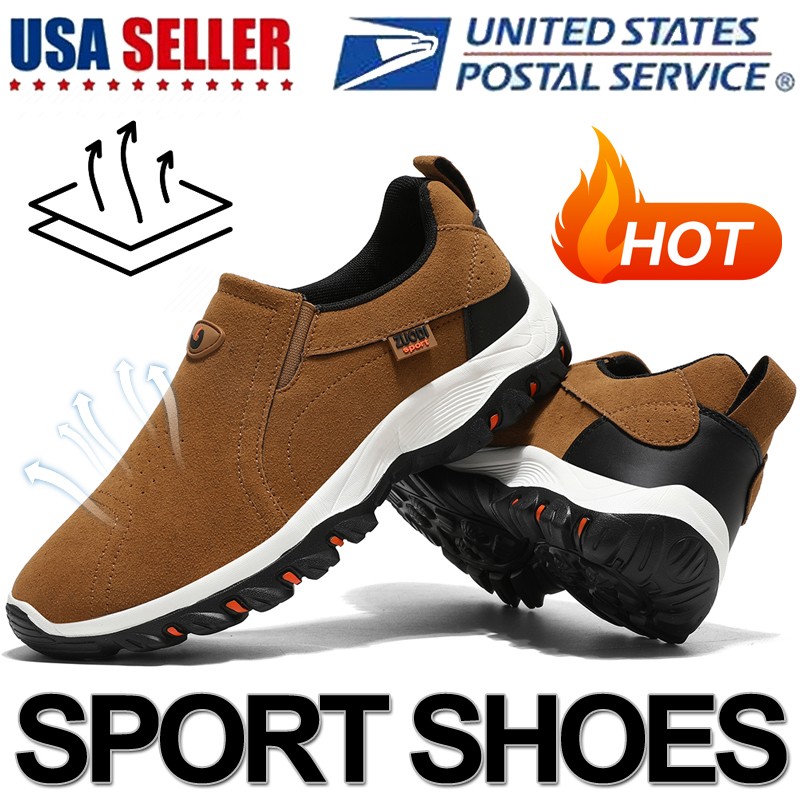 Breathable Men's Sports Shoes Outdoor Casual Sports Walking Hiking Loafers Shoes