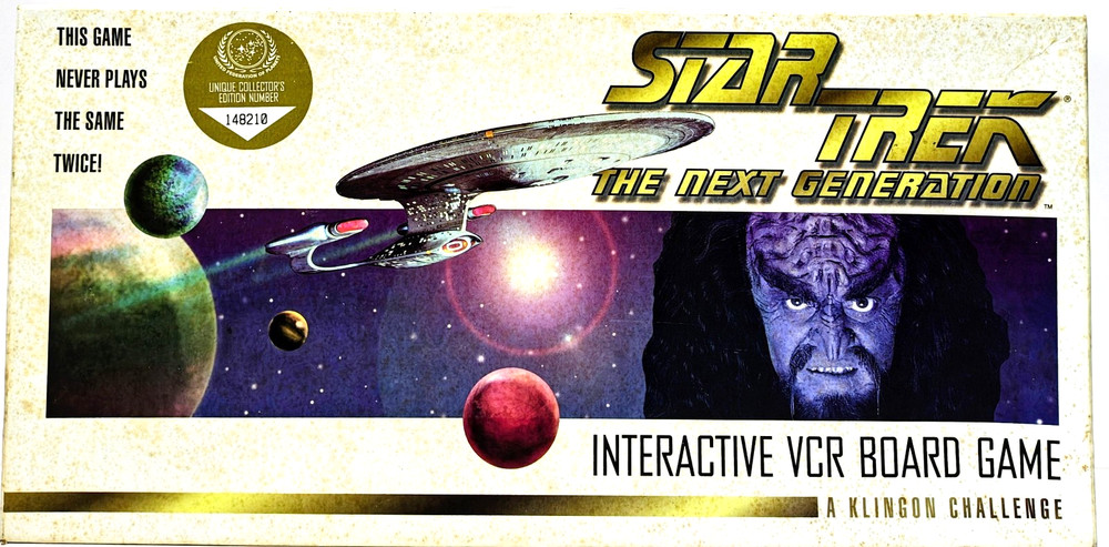 Star Trek: The Next Generation - VHS Interactive Board Game - Complete